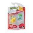 Pokémon akční figurky - 2 pack Asst (Charmander&Pikacu, Squirtle& Pikacu, Bulbusaur&Pikacu