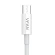 Kabel USB-Micro USB Vipfan X03, 3A, 1 m (bílý)