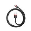 Baseus Cafule kabel USB-C 3A 0,5 m (červeno-černý)