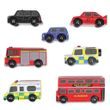 Le Toy Van Set autíčiek London