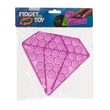 Fidget Pop Toy, antistresová hračka, Diamond, diamant, svítí ve tmě,