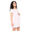 Be MaaMaa Těhotenské šaty Adela - světle růžová