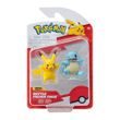 Pokémon akční figurky - 2 pack Asst (Charmander&Pikacu, Squirtle& Pikacu, Bulbusaur&Pikacu