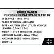 COBI 2803 Kubelwagen TYP 82, 1:12, 1326 k