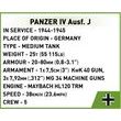 COBI 3097 II WW Panzer IV Ausf J, 1:72, 128 k