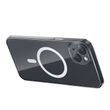 Pouzdro na telefon Baseus Magnetic Crystal Clear pro iPhone 13 (průhledné) s ochranným krytem displeje z tvrzeného skla a čisticí sadou