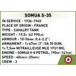COBI 3093 II WW Somua S-35, 1:72, 99 k