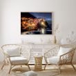 Diamantový maľba s rámom - Cinque Terre