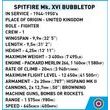 COBI 5865 II WW Spitfire Mk. XVI Bubbletop, 1:48, 152k