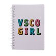 Špirálová kniha, VSCO GIRL, A6 formát,