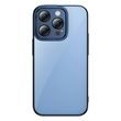 Sada průhledného pouzdra Baseus Glitter a tvrzeného skla pro iPhone 14 Pro Max (modrá)