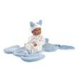 Llorens 63597 NEW BORN CHLAPEČEK - realistická panenka miminko s celovinylovým tělem - 35 cm