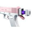 Automatická vodní pistole Spray se zásobníky růžová