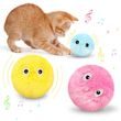 Interaktivní hračka pro kočky - Zpívající plyšový míček