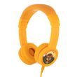 Drátová sluchátka pro děti Buddyphones Explore Plus (žlutá)