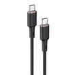 Kabel USB-C na USB-C Acefast C2-03 1,2 m (černý)