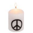 Sloupová svíčka, symbol míru