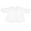 Kabátek, čepička a kalhoty Baby Nellys ®- bílá, vel. 68