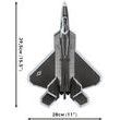 COBI 5855 Armed Forces Lockheed F-22 Raptor, 1:48, 695 k, 1 f