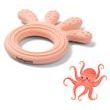 Silikonové kousátko BabyOno - Chobotnice, růžové
