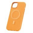 Magnetické pouzdro pro iPhone 15 ProMax Baseus Fauxther Series (oranžové)