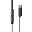 Kabelová sluchátka do uší Joyroom JR-EC07, Type-C (černá)