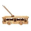 CEED Cavity - prírodný drevený trolejbus