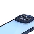 Sada průhledného pouzdra Baseus Glitter a tvrzeného skla pro iPhone 14 Pro Max (modrá)