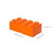 LEGO úložný box 8 - oranžová