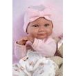Llorens 73808 NEW BORN HOLČIČKA - realistická panenka miminko s celovinylovým tělem - 40 cm