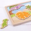 Bigjigs Toys magnetické puzzle dinosaury