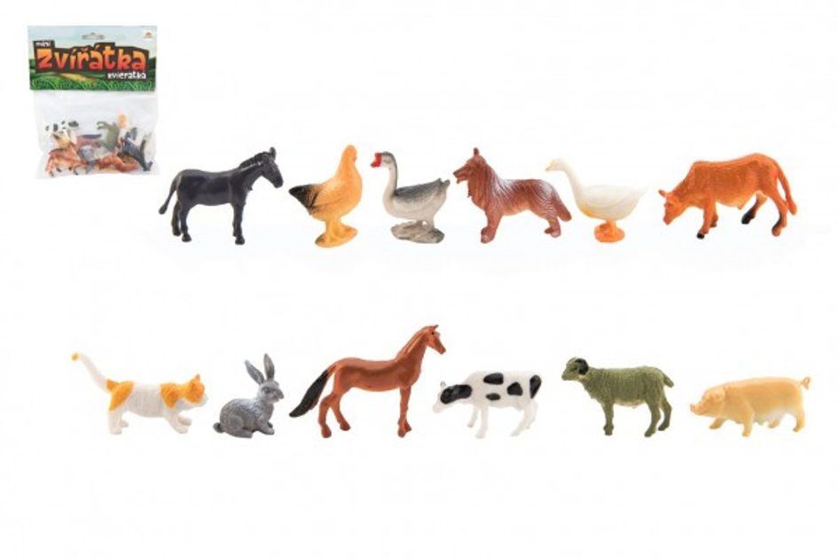Zvířátka mini domácí farma plast 4-6cm 12ks v sáčku - Teddies - Domácí  farma - Zvířátka, Figurky a zvířátka, Hračky a hry, Pro děti - Popron.cz -  Rodinný eshop - přes 30 let na trhu