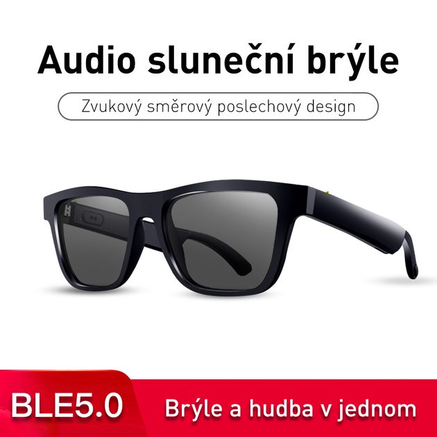 Audio brýle sluneční. Reproduktory, mikrofon. Skladem - Popron.cz - Rodinný  eshop - přes 30 let na trhu