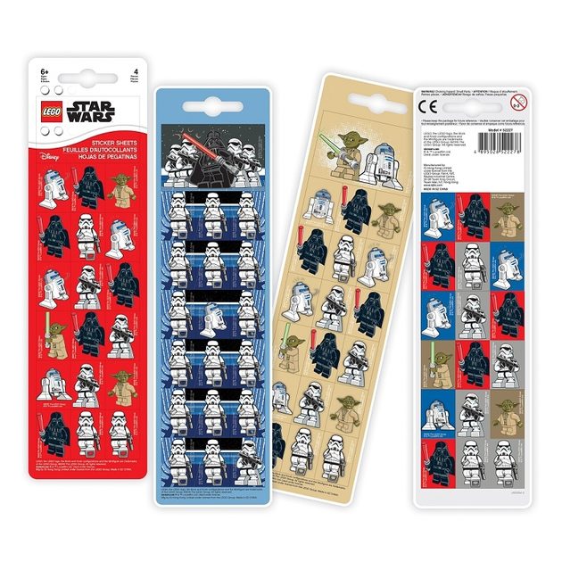 Popron.cz - LEGO Star Wars Nálepky - 96 nálepek - LEGO Stationery - Dětské  samolepky - Kreativní tvoření, Hračky a hry, Pro děti - DVD, CD, LP, hudba,  video. Hračky, vše pro domácnost. Dárky