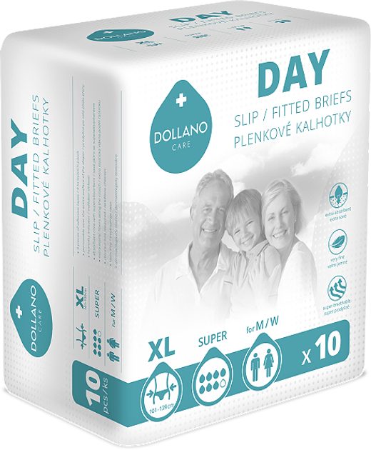 Dollano Care Del. XL /10ks - Dollano - Inkontinenční pomůcky (pleny,  podložky) - Zdravotné pomôcky, Telo a zdravie - Popron.cz - Rodinný eshop -  přes 30 let na trhu