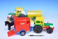Traktor s vlečkami plast 38cm asst 2 druhy Wader