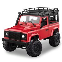 D90 Rock Crawler Defender 1:12, 4WD, 2,4 GHz, LED, 100% RTR, červená