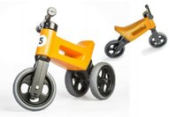 Odrážedlo FUNNY WHEELS NEW SPORT 2v1 oranžové výška sedadla nastavitelná 27/30cm nosnost 50kg 18m+