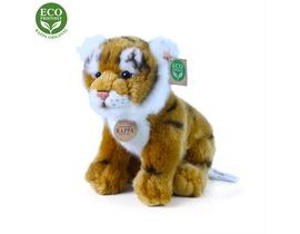 Plyšový tiger hnedý sediaci 25 cm ECO-FRIENDLY