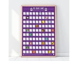 Stírací plakát 100 nejlepších stolních her