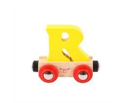 Bigjigs Rail vagónik drevené vláčikodráhy - Písmeno R