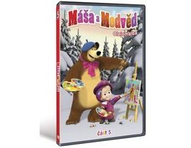 Máša a medveď - Olejomaľba časť 5., DVD