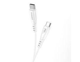 Kabel USB-C na USB-C Foneng X73, 60W, 1 m (bílý)