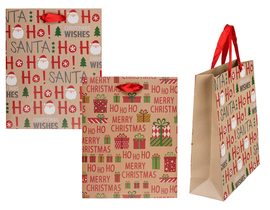 Papírová dárková taška, Ho Ho Ho