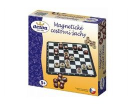 Magnetické cestovné šach drevo spoločenská hra v krabici 20x20x4cm Cena za 1ks