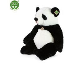 Plyšová panda sedící 46 cm ECO-FRIENDLY