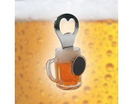 Otvárač pivného piva s magnetom