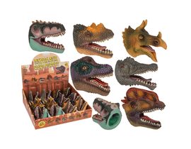 Loutka na ruku, Dinosaurus, 10 cm, vyrobeno z vinylu, 6 různých.