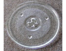 Sklenený tanier mikrovlnnej rúry DOMO - 34,5 cm