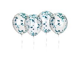 Banketové balóny nafukovacie latexy moja strana 30 cm, 10 ks, confets